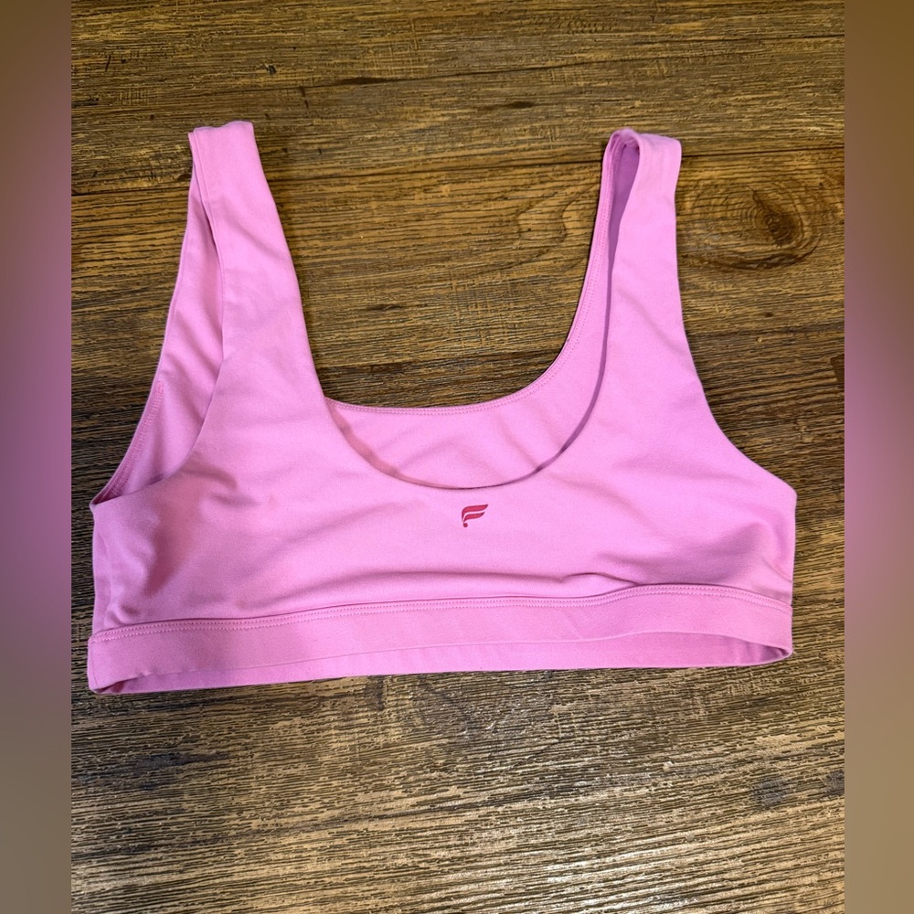 Pink Sports Bra fabletics  outdoors